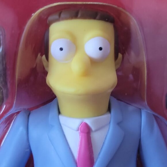 GRADED AND SEALED, 2002, THE SIMPSONS, LIONEL HUTZ, INTELLITRONIC ACTION FIGURE! - Picture 2 of 6